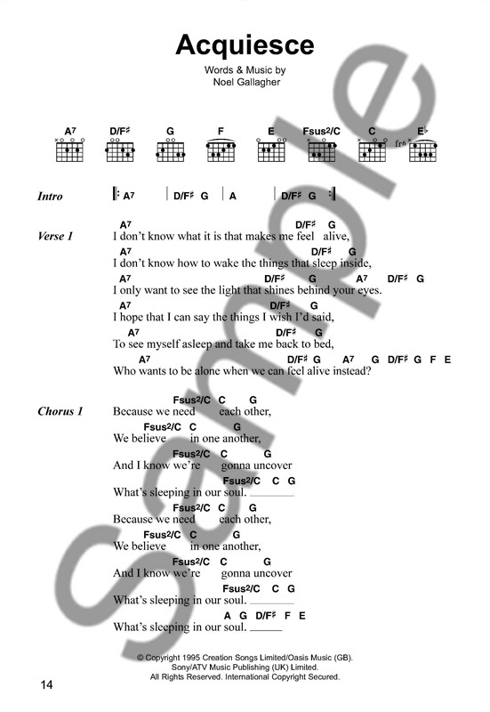 Oasis: Complete Chord Songbook (2009 Revised Edition)