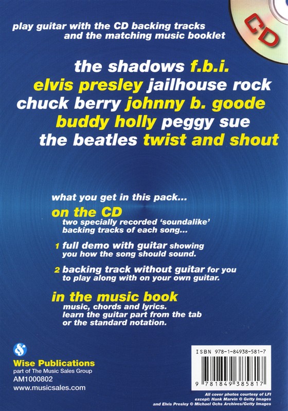 Play Along Guitar Audio CD: Rock 'N' Roll