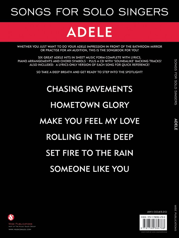 Songs For Solo Singers: Adele