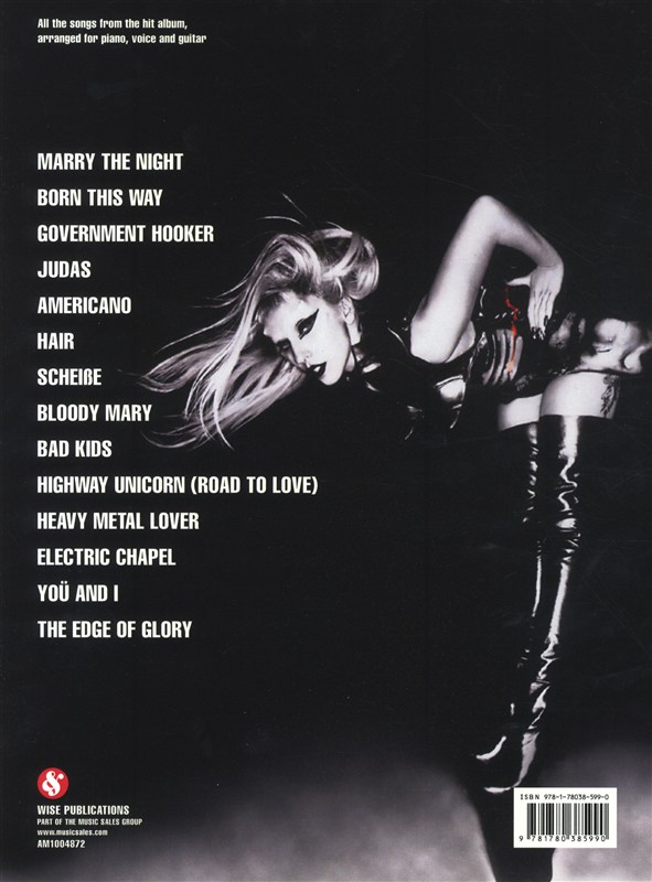 Lady Gaga: Born This Way (PVG)