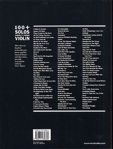 100 + Solos For Violin