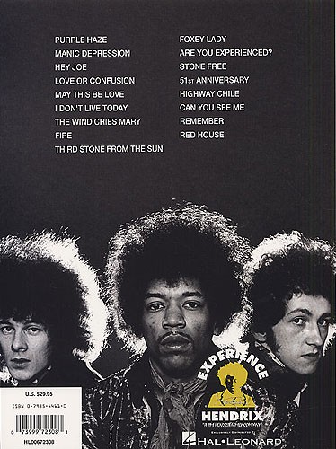 Jimi Hendrix: Are You Experienced (Transcribed Scores)