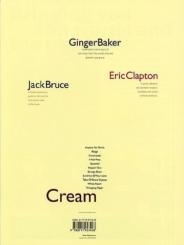 Cream: The Cream Of Cream (TAB)