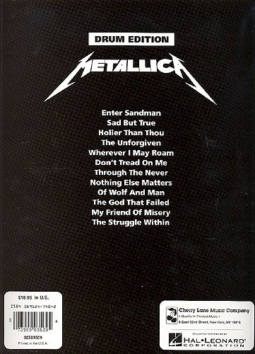 Metallica: The Black Album - Drum Edition