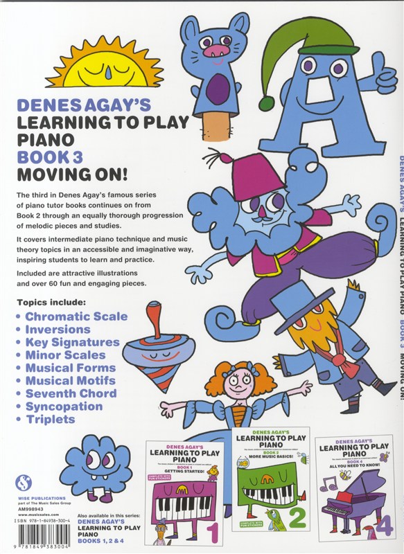 Denes Agay's Learning To Play Piano - Book 3 - Moving On