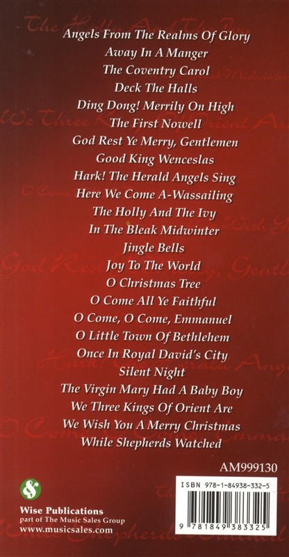 The Pocket Book Of Christmas Carols