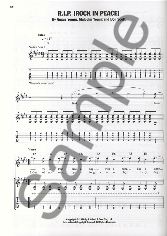 AC/DC: Backtracks - Guitar TAB