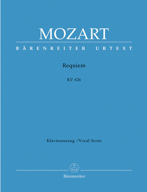 Wolfgang Amadeus Mozart: Requiem KV 626 / Vocal score