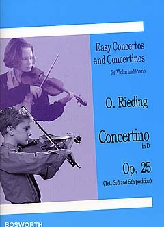 Oskar Rieding: Concertino For Violin And Piano In D Op.25