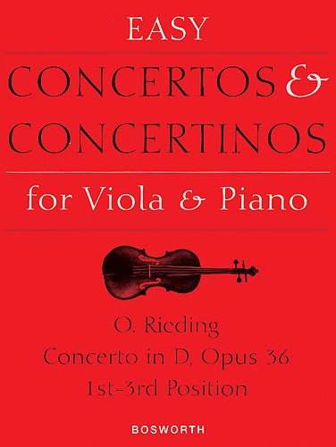 Oskar Rieding: Concerto In D Op.36 (Viola/Piano)