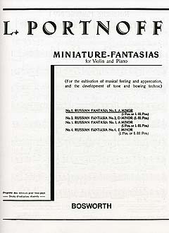 Leo Portnoff: Russian Fantasia No.1 in A Minor