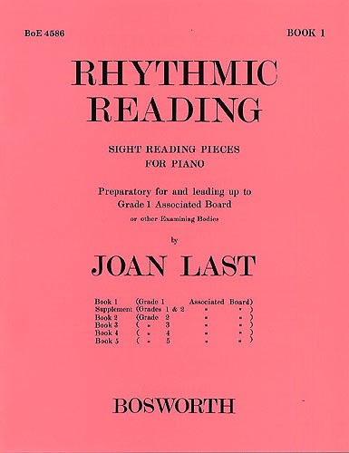 Joan Last: Rhythmic Reading (Sight Reading Pieces) Book 1 Grade 1