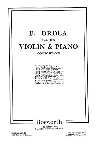 Franz Drdla: Hungarian Dances Op.30 No.6 'Bartfai Emlek'