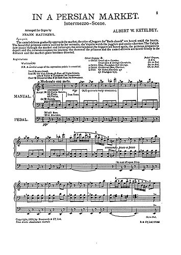 Albert Ketelbey: In A Persian Market (Organ)