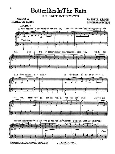 Sherman Myers: Butterflies In The Rain