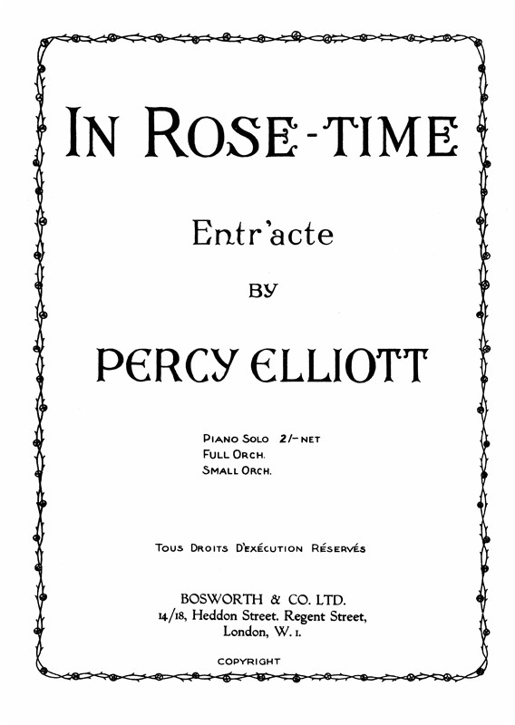 Elliott, P Rose Time Pf
