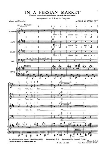 Ketelbey, A W In A Persian Market SATB