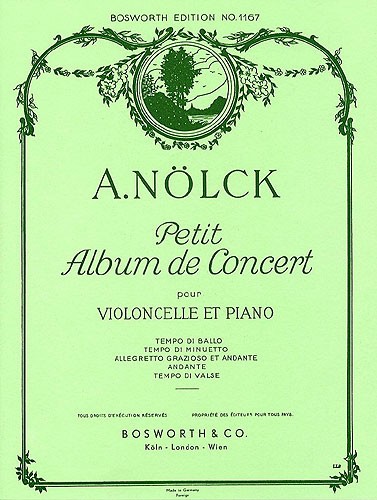 August Nlck: Petit Album De Concert
