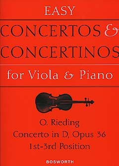 Oskar Rieding: Concerto In D Op.36 (Viola/Piano)