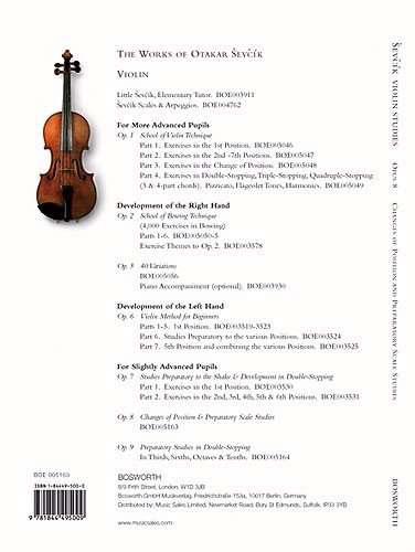 Otakar Sevcik: Studies For Violin Op.8