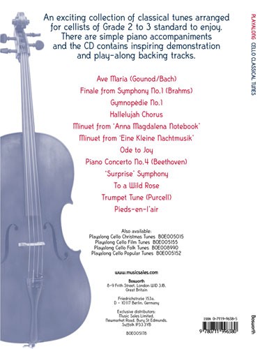 Playalong Cello: Classical Tunes