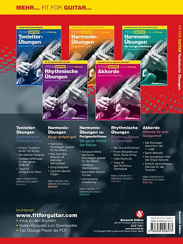 Michael Morenga: Fit For Guitar - Technische Übungen