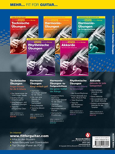 Michael Morenga: Fit For Guitar - Tonleiter-Übungen