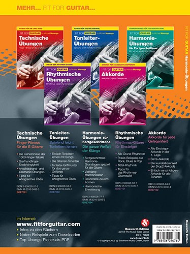 Michael Morenga: Fit For Guitar - Harmonie-Übungen