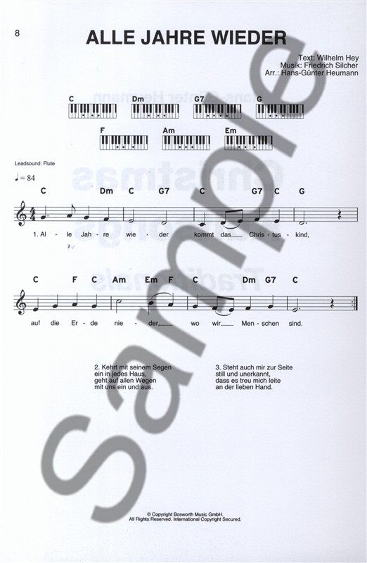 Christmas Kultsongs Für Keyboard - 66 Weihnachtslieder Von Klassik Bis Rock