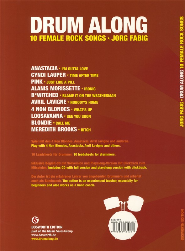 Drum Along - 10 Female Rock Songs