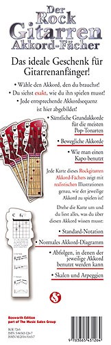 Der Rock Gitarren Akkord-Fächer