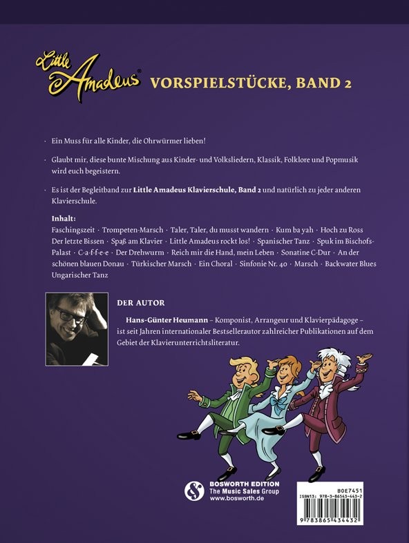 Hans-Günter Heumann: Little Amadeus - Vorspielstücke (Band 2)
