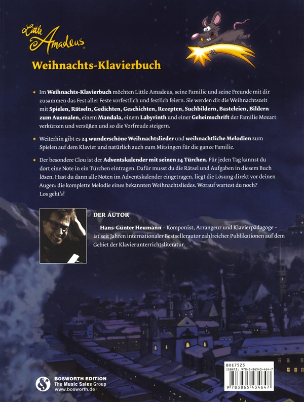 Hans-Günter Heumann: Little Amadeus - Weihnachts-Klavierbuch