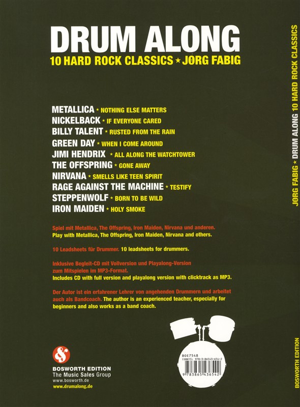 Drum Along - 10 Hard Rock Classics