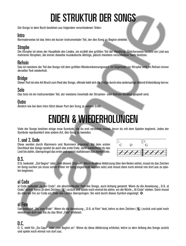 Hal Leonard Gitarrenmethode Leichte Pop Melodien