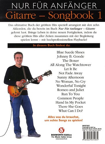 Nur Fr Anfnger: Gitarre Songbook 1 (Book/CD)