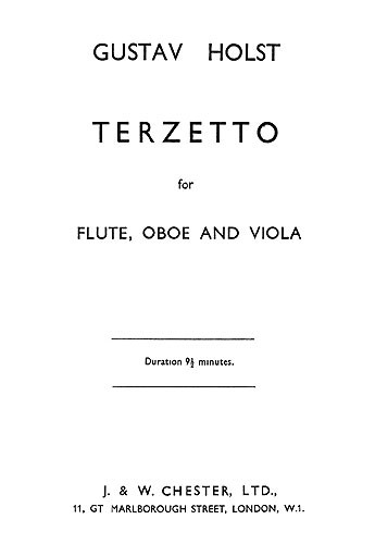 Gustav Holst: Terzetto (Miniature Score)