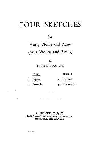 Goossens: Four Sketches Book 1 (Score and Parts)