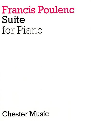 Poulenc Suite For Piano