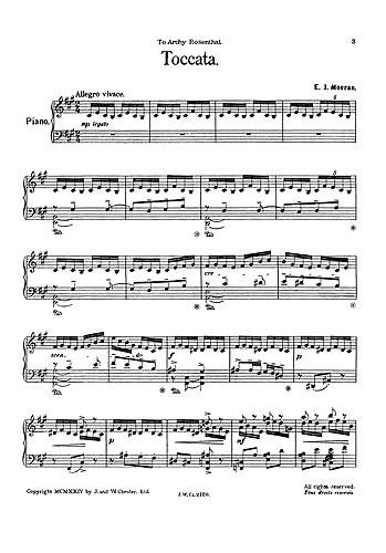 Moeran: Toccata for Piano