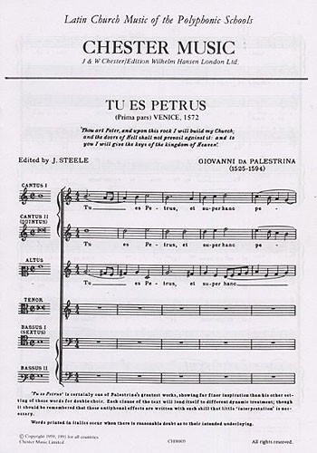 Giovanni Palestrina: Tu Es Petrus