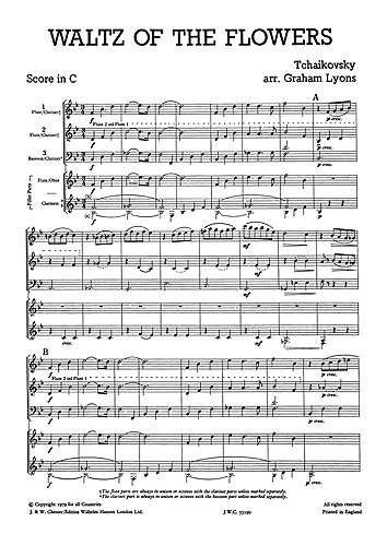 Mixed Bag No.1: Tchaikovsky - Waltz Of The Flowers (Score/Parts)