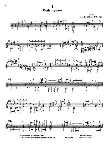 Guitar Solos From Jacobean England