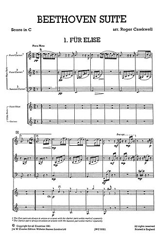 Mixed Bag No.9: Beethoven - Suite (Score/Parts)