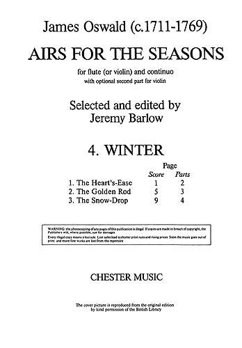 Oswald: Airs for the Seasons: No.4 Winter Flute And Piano