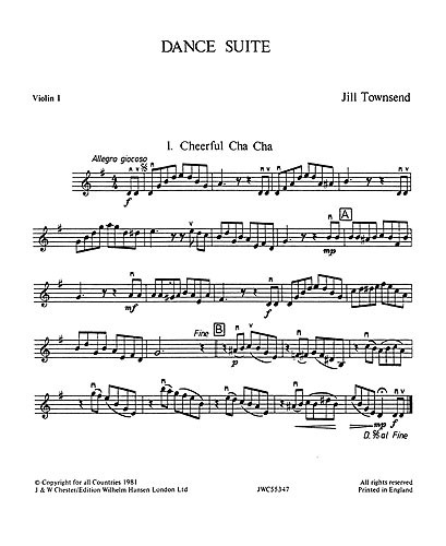 Playstrings Moderately Easy No. 2 Dance Suite (Townsend)