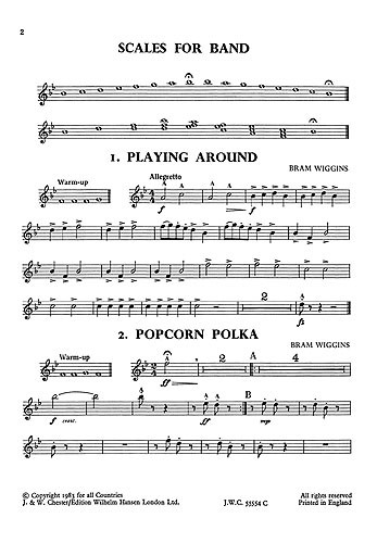 B. Wiggins: Bandstand Easy Book 1 (Concert Band Oboe)