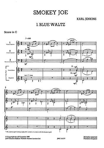 Mixed Bag No.18: Karl Jenkins - Smokey Joe (Score/Parts)