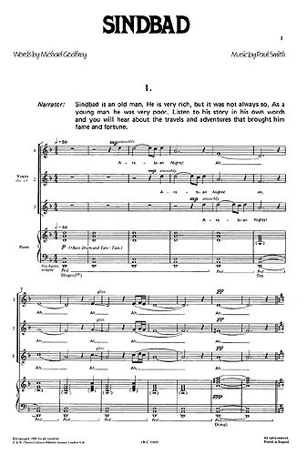 Sindbad Vocal Score