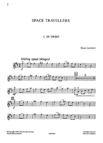 Playstrings No. 7 Bruce Lawrence: Space Travellers